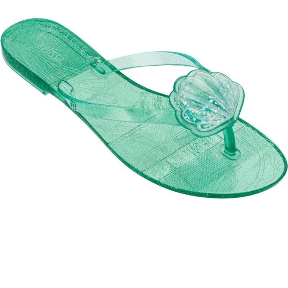 flip-flop molded from fruit-scented PVC